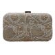 Beige Chikankari Clutch Bag for Festive Occasions